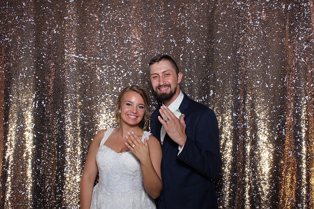 Hyatt Regency O'Hare wedding reception guests celebrating