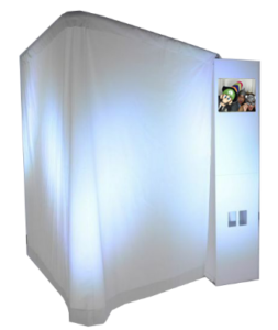 Enclosed Photo booth rentals Chicago