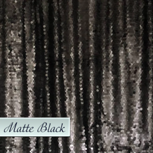 Matte Black Sequins BFF Booths